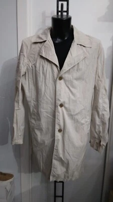 Abrigo de algodón Marlboro Classics usado para hombre blanco talla 56 PGS481PI Foto 1 de 4