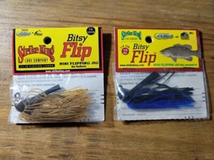 Strike King BITSY FLIP 1/4 oz Jigs Fishing Jig Flipping Smallmouth Bass 2-Packs - Picture 1 of 6