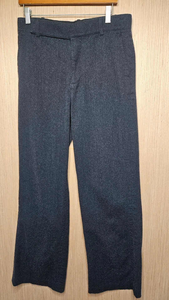 Pantalones chinos VINCE para mujer 8 lana gris pierna recta profesional trabajo vestido pantalones Foto 1 de 4