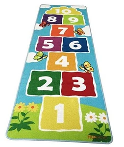 Tappeto Hopscotch Tappeti Bambini Tappeto Aula Decorazione Sala Giochi Antiscivolo Bambini - Foto 1 di 7