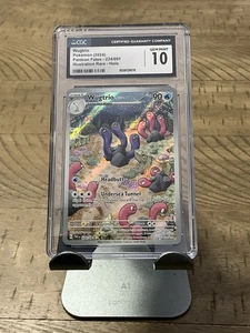 Wugtrio 224/091 Sv: Paldean Fates Holo CGC Gem Mint 10 - Bild 1 von 2