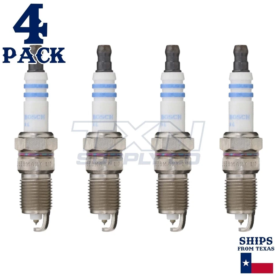Paquete de 4 bujías dobles de iridio Bosch 9602 HR8LII33U Foto 1 de 2