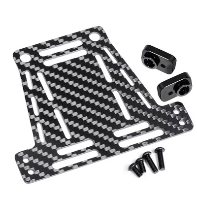 Battery Tray ESC Mount Plate Carbon Fiber For 1/10 Team Associated DR10 Race Car - Image 1 of 4