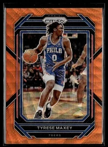 2022-23 Prizm Orange Wave Tyrese Maxey /60 #21 - Bild 1 von 2