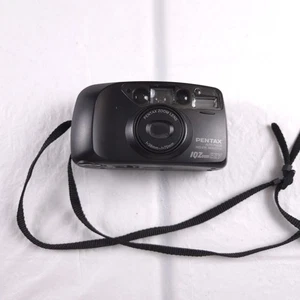 Pentax IQ Zoom EZY 35mm Point & Shoot Camera • 38-70mm Compact Black FILM TESTED - Picture 1 of 4