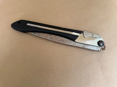 Vintage folding Curved Hand Saw Pruning Saw with Pat. Number Made in Japan - Image 1 of 4