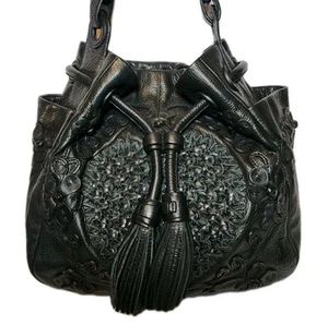 LOCKHEART BRIGHTON ROSARIA OBRA MAESTRA COLL. BOLSO DE MANO CUBO FLORAL 3D EPOC $675 - Imagen 1 de 20