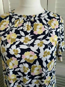 M&S Floral Print Dress Stretch Relaxed FIT UK 18 Regular - Picture 1 of 7