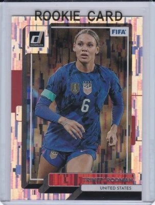 TRINITY RODMAN ROOKIE CARD Team USA Soccer Olympics GOLD MEDAL RARE $$ VARIATION - Image 1 of 2