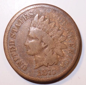 Etats-Unis, Cent 1875, Rare !! - Picture 1 of 2