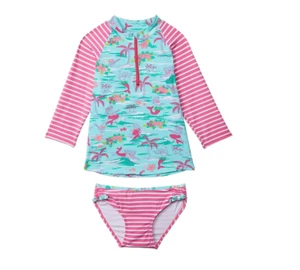 Hatley Kids Tropical Mermaids Rashguard Set (Toddler/Little Kids) Size 4 - Picture 1 of 1