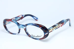 WINDSOR 201 C314 Dick Vintage Brille Eyeglasses Lunettes Bril Extravagant Bunt - Picture 1 of 6