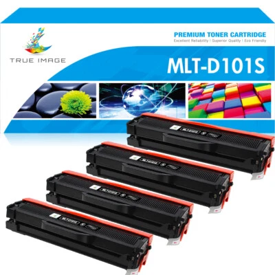 4 toner per Samsung ML-2160 ML-2165W SCX-3400 SCX-3405W SCX-3405FW MLT-D101S XL - Immagine 1 di 4