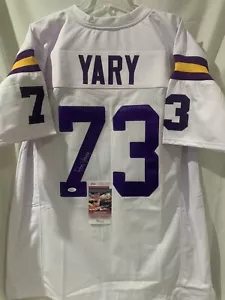 Ron Yary Signed Autographed Minnesota Vikings Custom Jersey JSA COA - Picture 1 of 6