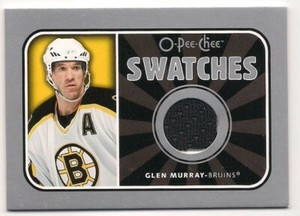 Glen Murray 06-07 Upper Deck O-Pee-Chee Swatches Game Used Jersey