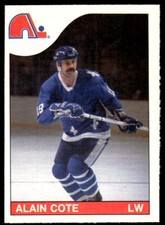 1985-86 O-Pee-Chee Alain Cote Quebec Nordiques #205