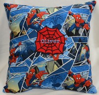 spiderman sequin pillow