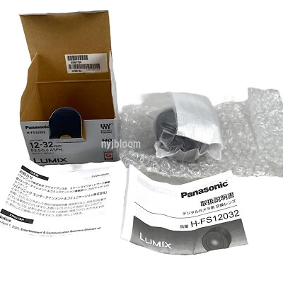 New Panasonic Lumix G Vario 12-32mm f/3.5-5.6 ASPH/MEGA Lens - BLACK (H-FS12032) - Image 1 of 4