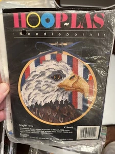 Vintage Golden Bee Stitchery Hooplas American Eagle Nadelspitze SELTEN Neu Americana - Bild 1 von 1