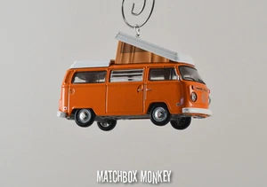 1:64 Volkswagen Samba Bus Camper Westy VW Type 2 Christmas Ornament Westfalia RV - Picture 1 of 7