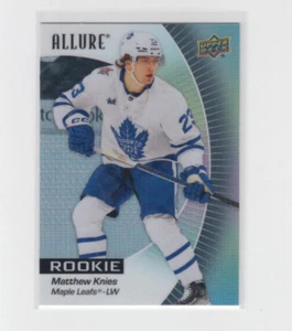23/24 UD Allure Toronto Maple Leafs Matthew Knies Black Rainbow Rookie RC #133 - Bild 1 von 2