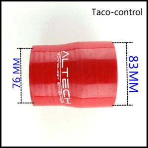3-PLY 3"-3.25" 76-83mm RADIATOR Silicone Hose Coupler Turbo Intake Intercooler - Imagen 1 de 6