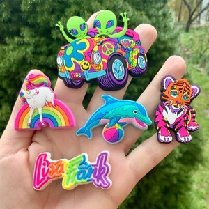 1 Sie Wählen Stück Crocs Lisa Frank Jibbitz Schuhe neu, authentisch Charm - Bild 1 von 8
