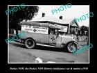 OLD 8x6 HISTORIC PHOTO OF PARKES NSW NSW DISTRICT AMBULANCE STATION c1930