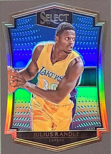 2015-16 Panini Select Prizm Light Blue Die Cut #116 Julius Randle /199