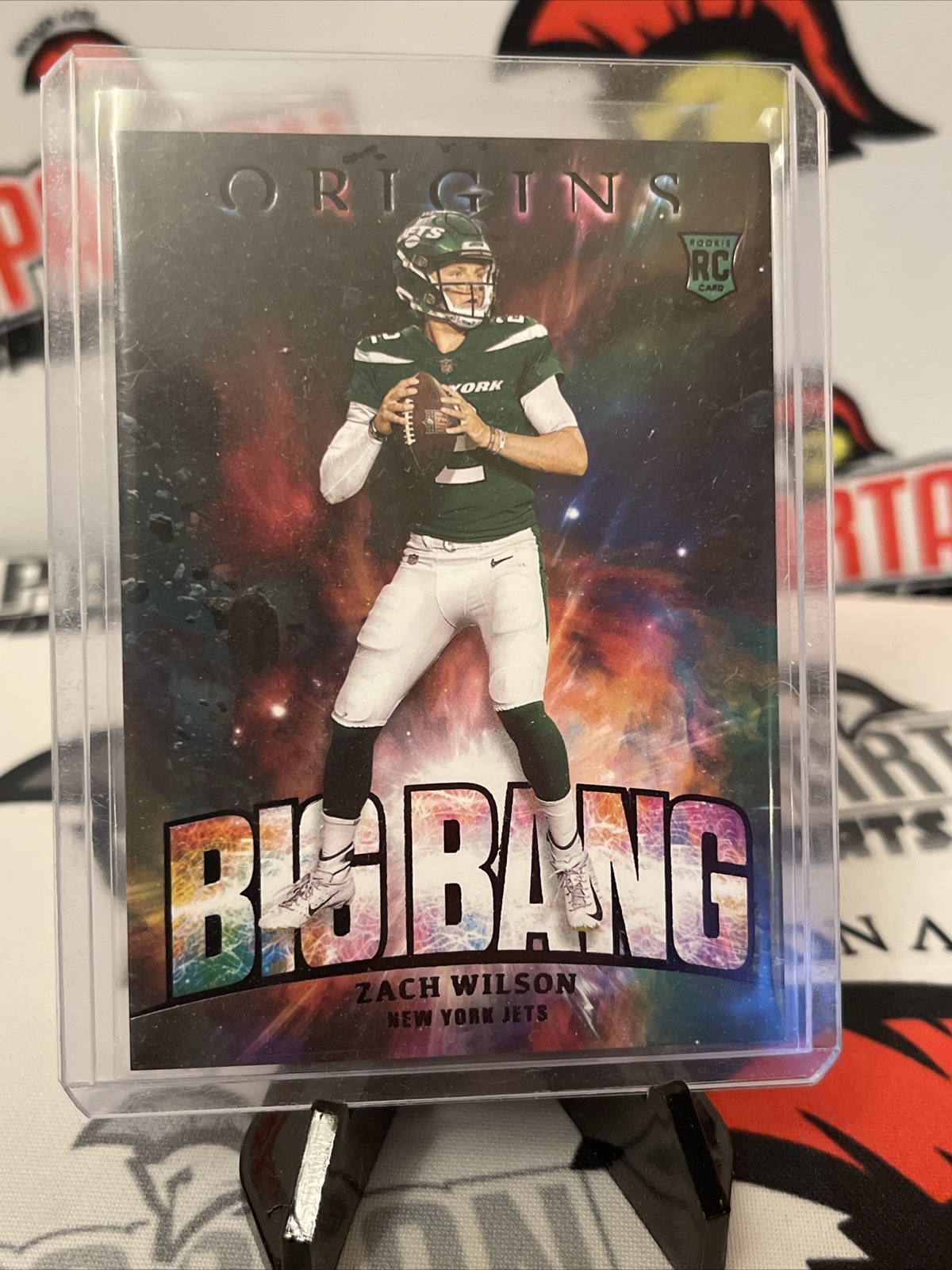 2021 Panini Origins Zach Wilson Big Bang Case Hit SSP - ULTRA RARE - JETS