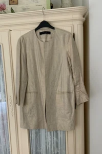 Zara Gold Metallic Mantel Gr. M UVP 69,99 Neu ohne Etikett - Bild 1 von 2