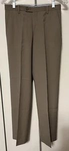Nautica Flat Front Tan Dress Pants Slacks Boys Size 14 - Picture 1 of 3
