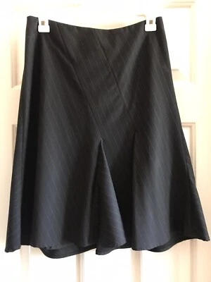 BANANA REPUBLIC Skirt Navy Pinstripe Size 0 - Image 1 of 2