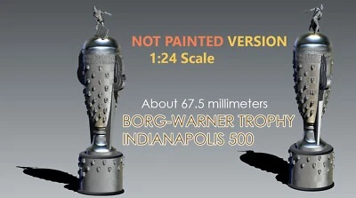 500 Indianapolis - MODELLO IN RESINA BORG-WARNER TROPHY VERSIONE NON VERNICIATA - Immagine 1 di 4
