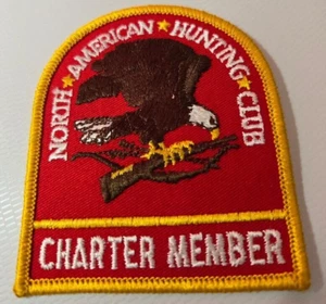 Vintage NORTH AMERICAN HUNTING CLUB - CHARTERMITGLIED - Aufnäher zum Aufbügeln/Aufnähen - New Old Stock - Bild 1 von 1