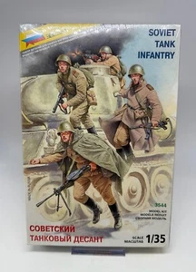 Zvezda 1/35 Soviet Tank Infantry WWII # 3544 - Plastic Model Kit NEU Sealed - Bild 1 von 3