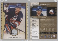 2014-15 Upper Deck Masterpieces Black Framed Memorabilia /25 John Tavares #142