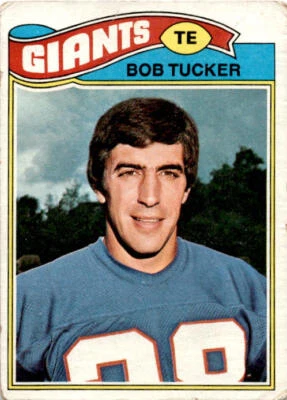1977 Topps Bob Tucker #124 New York Giants - Image 1 of 2