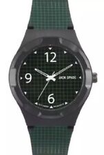 Jack Spade Men's Graphic Check Green Black 2921 Watch WURU0015