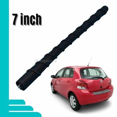 Antena de 7" remolino negro para Toyota Yaris 2007-2018 Foto 1 de 4