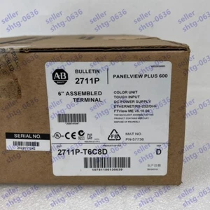 NEW 2711P-T6C8D SER:D PanelView Plus 600 Color Touch Fest ship - Picture 1 of 3