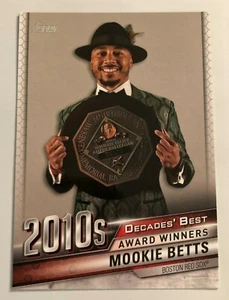 2020 Topps Series 1 Decades Best 2010s MOOKIE BETTS Red Sox/Dodgers #DB-99 - Picture 1 of 1