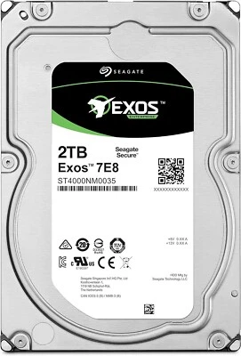 SEAGATE EXOS 7E8 ST2000NM0055 2TB 72000U/min 128MB SATA III 3.5'' Zoll - Bild 1 von 4