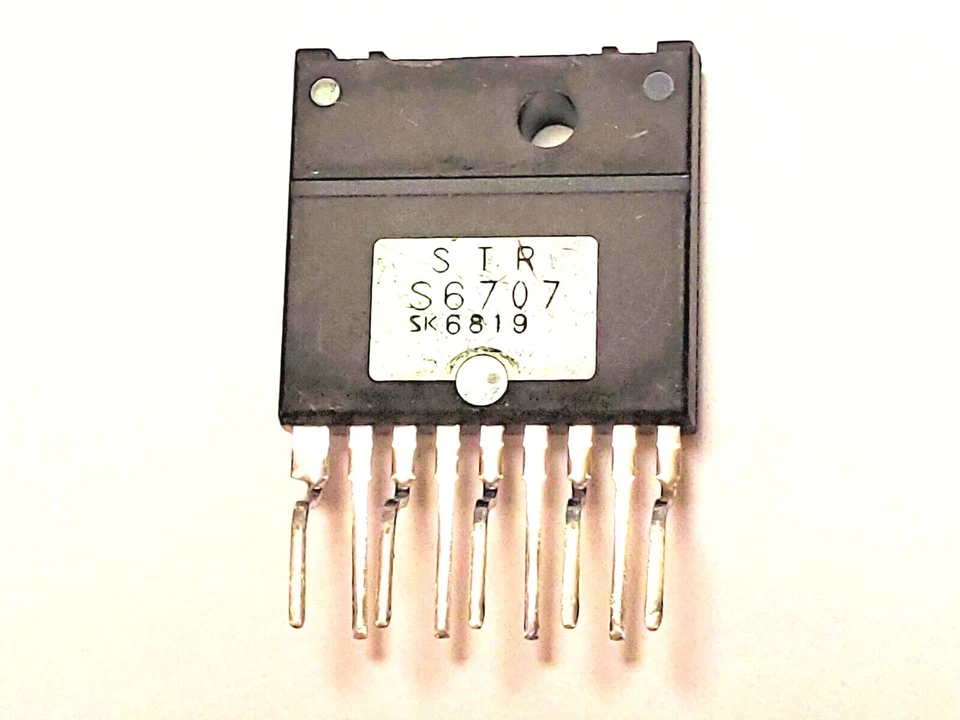 STRS6707 "Original" Sanken  Voltage Regulator  9P ZIP 1  pc - Image 1 of 1