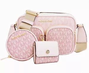 Sac Michael Kors sac à bandoulière Jet Set Item MD PKT Xbody P. BlushMulti neuf - Photo 1 sur 12