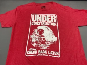 Star Wars Death Star Under Construction  t-shirt Men’s Large - Picture 1 of 6