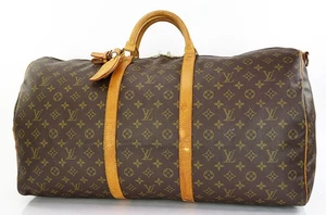 Auth LOUIS VUITTON Keepall Bandouliere 60 Monogram Canvas Duffel Bag #61503 - Picture 1 of 19