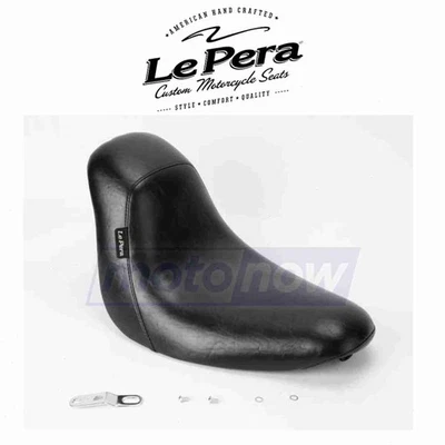 Le Pera Bare Bones Smooth Solo Seat with Biker Gel for 2010-2016 Harley fl Foto 1 de 4