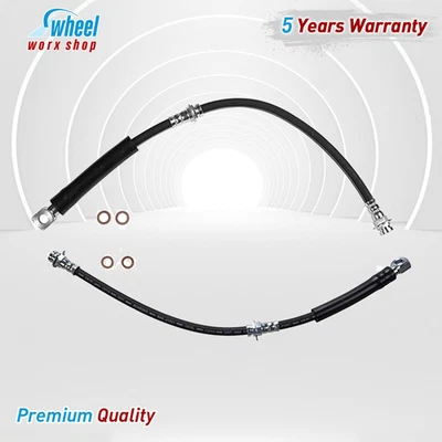 2X Manguera de línea de freno delantero Sunsong para Chevrolet Camaro 1984 1985 1986 1987 Foto 1 de 4