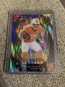 2024 Panini select club level Bucky Irving black and blue shock - Picture 1 of 2